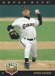 1993 Upper Deck Base Set Kevin Rogers #8 card