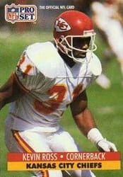 1991 Pro Set Base Set Kevin Ross #535 card