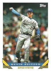 1993 Topps Base Set Kevin Seitzer #44 card