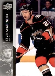 2021-22 Upper Deck Base Set Kevin Shattenkirk #255 card
