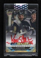 2024-25 Upper Deck Clear Cut Canvas Signatures Kevin Stevens #CS-KS card