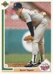 1991 Upper Deck Base Set Kevin Tapani #434 card