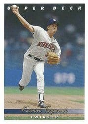 1993 Upper Deck Base Set Kevin Tapani #313 card