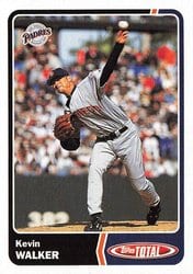 2003 Topps Total Base Set Kevin Walker #88 card