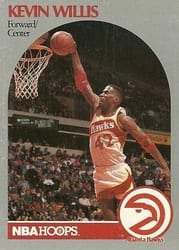 1990-91 Hoops Base Set Kevin Willis #37 card