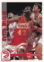 1992-93 Hoops Base Set Kevin Willis #9 card