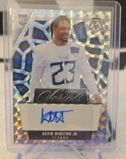 2025 Panini Mosaic Rookie Scripts Kevin Winston Jr. #RS-KWJ card