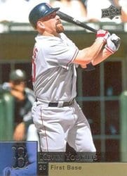 2009 Upper Deck Base Set Kevin Youkilis #57 card