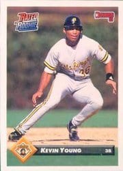 1993 Donruss Base Set Kevin Young #452 card