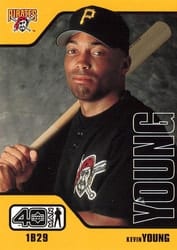 2002 Upper Deck 40-Man Base Set Kevin Young #928 card