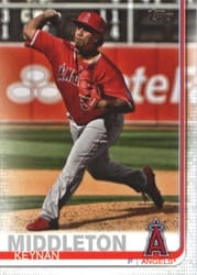 2019 Topps Base Set Keynan Middleton #563 card