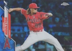 2020 Topps Chrome Update Sapphire Edition Base Set Keynan Middleton #U-168 card