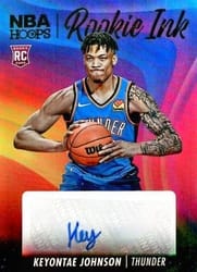 2023-24 Hoops Rookie Ink Keyontae Johnson #RI-KEY card