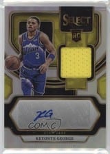 2023-24 Panini Select Rookie Jersey Autographs Keyonte George #RJ-KEY card