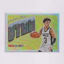 2023 Panini Hoops Rookie Greetings Keyonte George #14 card