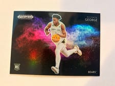 2023 Panini Prizm Draft Picks Black Color Blast Keyonte George #12 card