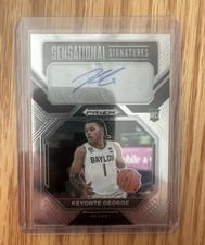 2023 Panini Prizm Draft Picks Sensational Signatures Keyonte George #SS-KYG card