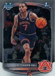 2025-26 Bowman Chrome Prospects Keyshawn Hall #BCP-60 card