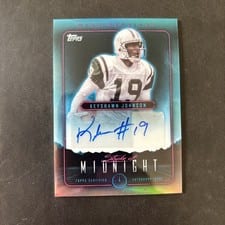 2024 Topps Midnight Stroke of Midnight Autographs Keyshawn Johnson #SMA-KJ card