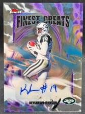2025 Finest Finest Greats Autographs Keyshawn Johnson #FGA-KJ card