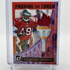 2024 Donruss Passing the Torch Keyshawn Johnson / Mike Evans #PTT-BUC card