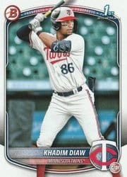 2025 Bowman Prospects Khadim Diaw #BP-77 card