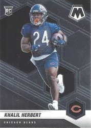 2021 Panini Mosaic Base Set Khalil Herbert #380 card