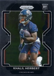 2021 Panini Prizm Base Set Khalil Herbert #425 card