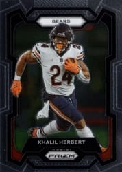 2023 Panini Prizm Base Set Khalil Herbert #51 card