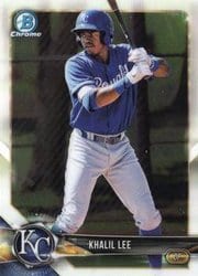 2018 Bowman Chrome Prospects Khalil Lee #BCP116 card