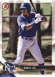 2018 Bowman Prospects Khalil Lee #BP116 card