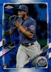 2021 Topps Chrome Update Sapphire Edition Base Set Khalil Lee #US185 card