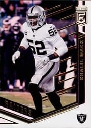 2018 Donruss Elite Base Set Khalil Mack #79 card