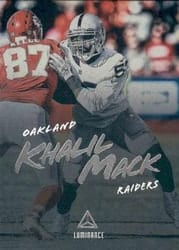 2018 Panini Luminance Base Set Khalil Mack #70 card