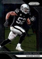 2018 Panini Prizm Base Set Khalil Mack #47 card