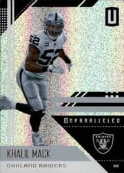 2018 Panini Unparalleled Base Set Khalil Mack #153 card