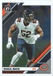 2019 Donruss Optic Base Set Khalil Mack #18 card