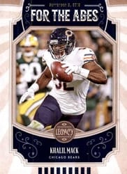 2019 Panini Legacy For the Ages Khalil Mack #FTA-KM card