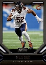 2019 Panini Playbook Base Set Khalil Mack #66 card