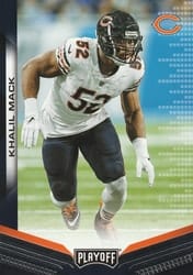 2019 Panini Playoff Base Set Khalil Mack #123 card