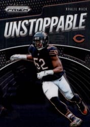2019 Panini Prizm Unstoppable Khalil Mack #2 card