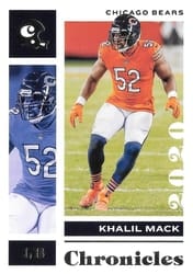 2020 Panini Chronicles Base Set Khalil Mack #16 card