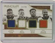 2020 Panini Immaculate Collection Khalil Mack #9 card