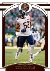 2020 Panini Legacy Base Set Khalil Mack #72 card