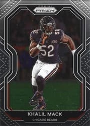 2020 Panini Prizm Base Set Khalil Mack #191 card
