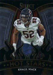2020 Panini Select Hot Stars Khalil Mack #HS7 card