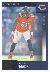 2020 Score Base Set Khalil Mack #211 card