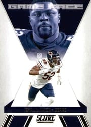 2021 Score Game Face Khalil Mack #GF1 card