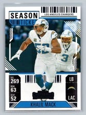 2024 Panini Contenders Base Set Khalil Mack #57 card