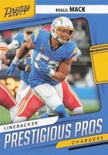 2024 Panini Prestige Prestigious Pros Khalil Mack #PP-KMK card